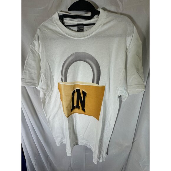 Gildan Other - Men's "Locked In" T-Shirt, Wedding, Bachelor Party, White, Size M, NWOT